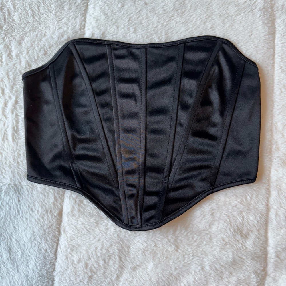 Elegant Black Corset Top